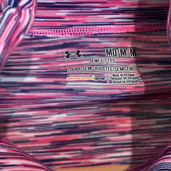 Under Armour Pink Half Zip Pullover - Picture 3 of 4